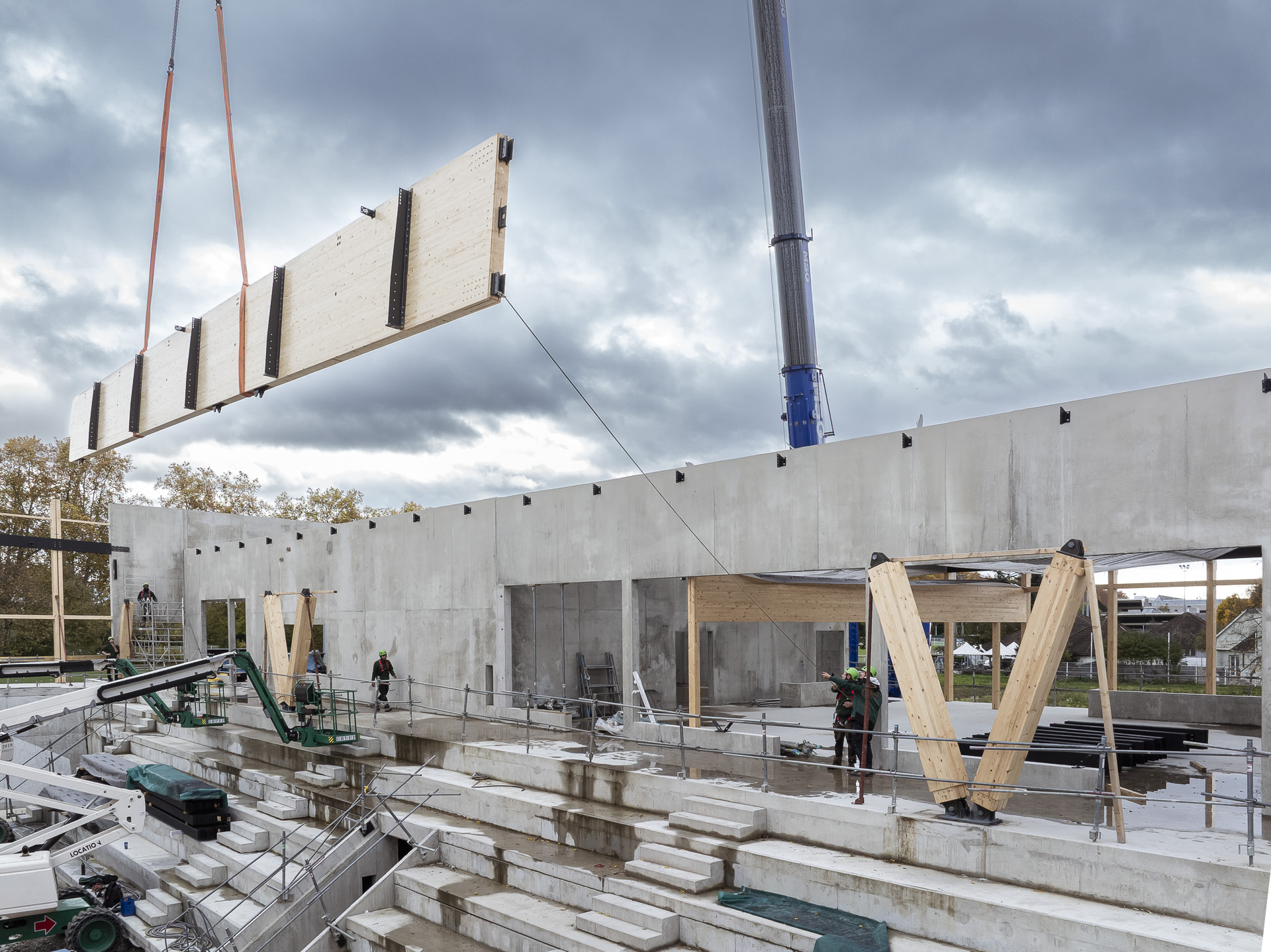 Le futur Hall des Sports : une démonstration de savoir-faire en ingénierie et construction par deux filiales de KS groupe :  MOOG Bâtisseur Bois et KS construction